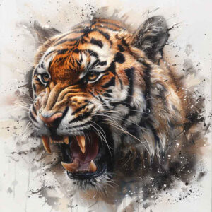 tigers tattoo design ideas high-key tattoo wildness symbolising determination