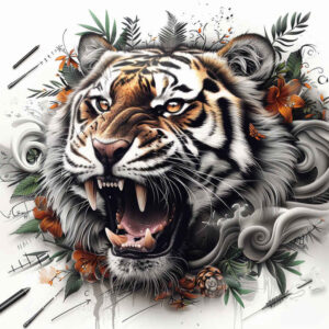 tigers tattoo design ideas high-key tiger force for spine