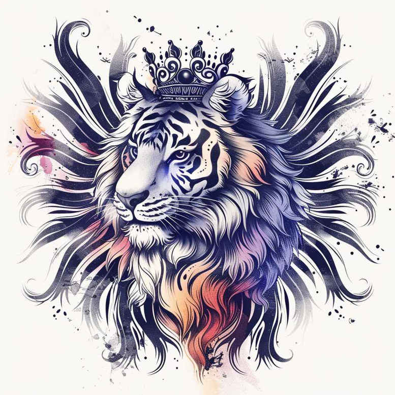 tigers tattoo design ideas artistic contrast wild pattern for side torso