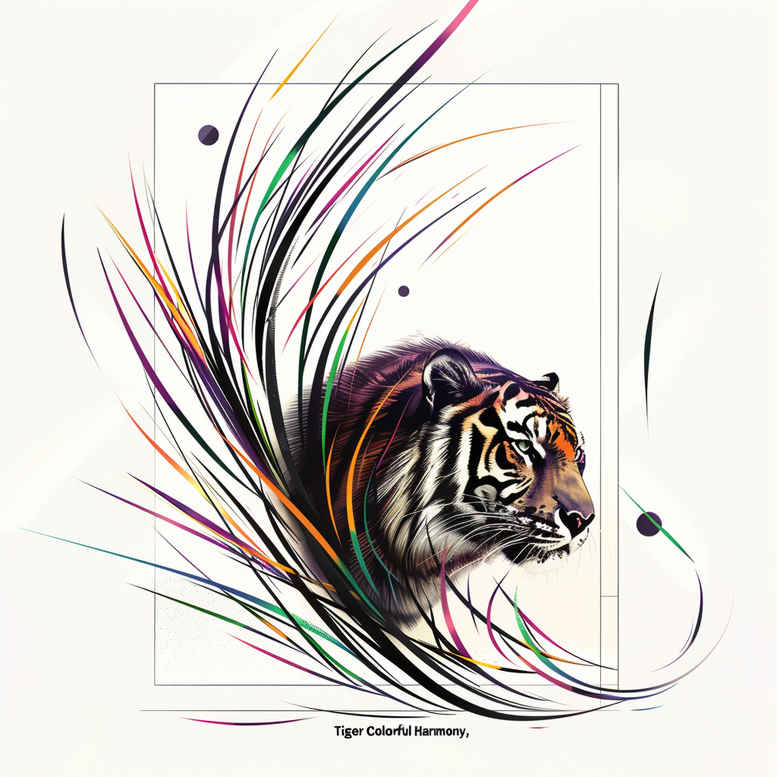 tiger-and-freedom – tattoo design ideas free ai generated – neotraditional-enhanced-shading – for-outer-arm – Gallery: tigers-inkby-ai