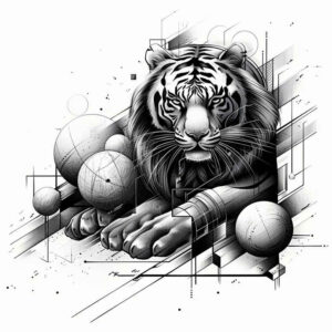 tiger-and-freedom – tattoo design ideas free ai generated – realism-realistic-wrinkles – for-toe – Gallery: tigers-inkby-ai