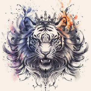 tiger-and-spirituality-for-men – tattoo design ideas free ai generated – realism-real-life-shading – for-ankle – Gallery: tigers-inkby-ai