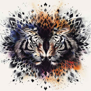 tiger-and-spirituality-for-men – tattoo design ideas free ai generated – realism-rich-blacks – for-knee – Gallery: tigers-inkby-ai