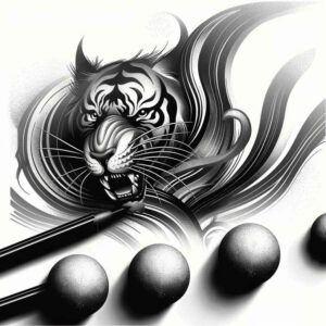 tiger-ornamentation – tattoo design ideas free ai generated – neotraditional-structured-design – for-ankle – Gallery: tigers-inkby-ai