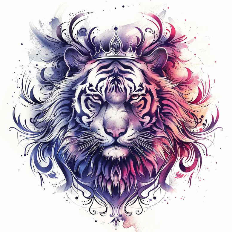 tiger-ornamentation – tattoo design ideas free ai generated – realism-dynamic-shadows – for-triceps – Gallery: tigers-inkby-ai