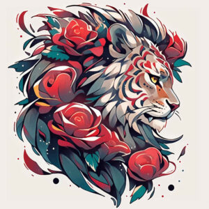 tiger-symbolism – tattoo design ideas free ai generated – realism-realistic-shadowing – for-inner-arm – Gallery: tigers-inkby-ai