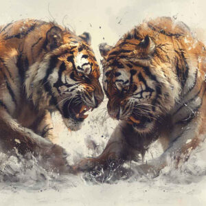 tiger-with-3d-effect – tattoo design ideas free ai generated – realism-true-rendering – for-neck – Gallery: tigers-inkby-ai