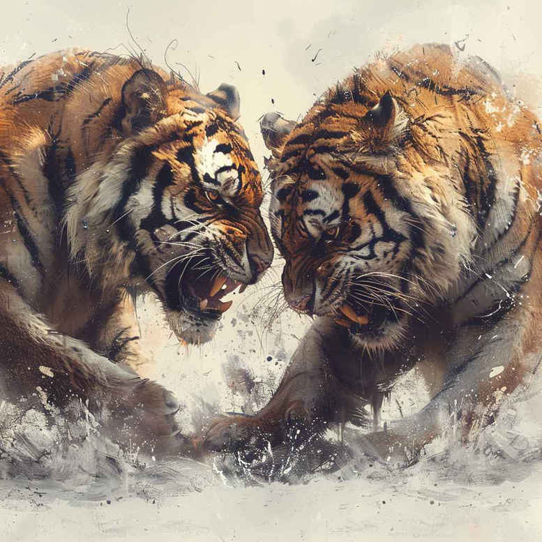tiger-with-3d-effect – tattoo design ideas free ai generated – realism-true-rendering – for-neck – Gallery: tigers-inkby-ai