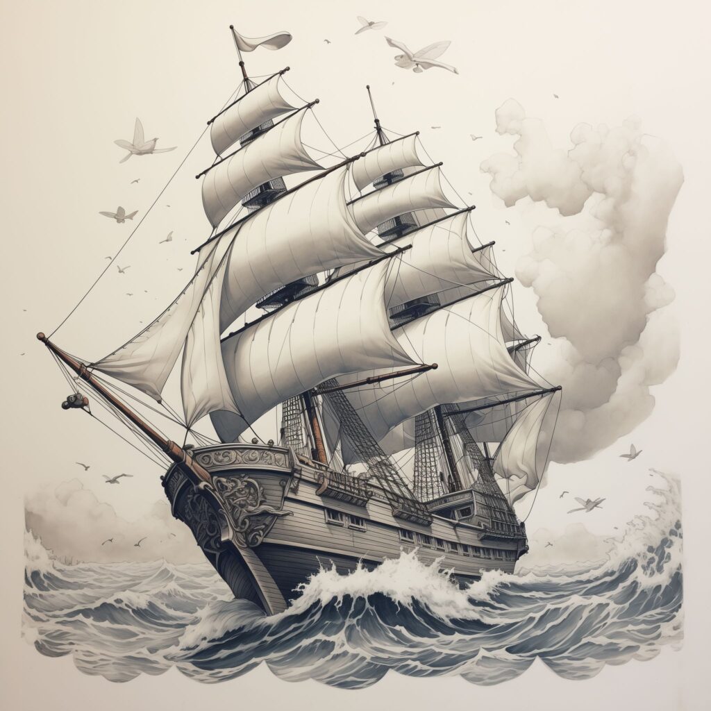 sea-realism-crisp-detail-for-triceps – tattoo design ideas free ai generated – Gallery: travels-inkby-ai