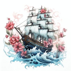 exploration-neotraditional-subtle-tone-for-heel – tattoo design ideas free ai generated – Gallery: travels-inkby-ai