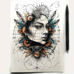 travels tattoo design ideas clean shape compass symbol stands for endurance