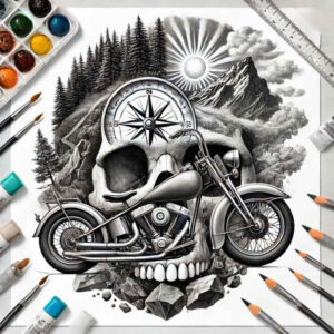 travels tattoo design ideas pristine wind rose for wrist