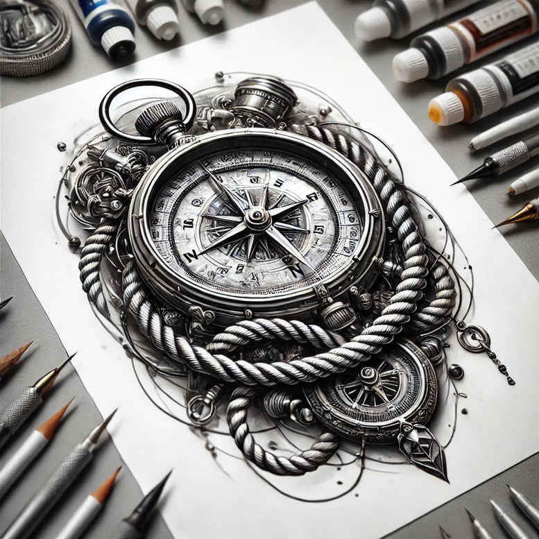 travel-and-passion – tattoo design ideas free ai generated – discreet-mark – for-ribs – Gallery: travels-inkby-ai
