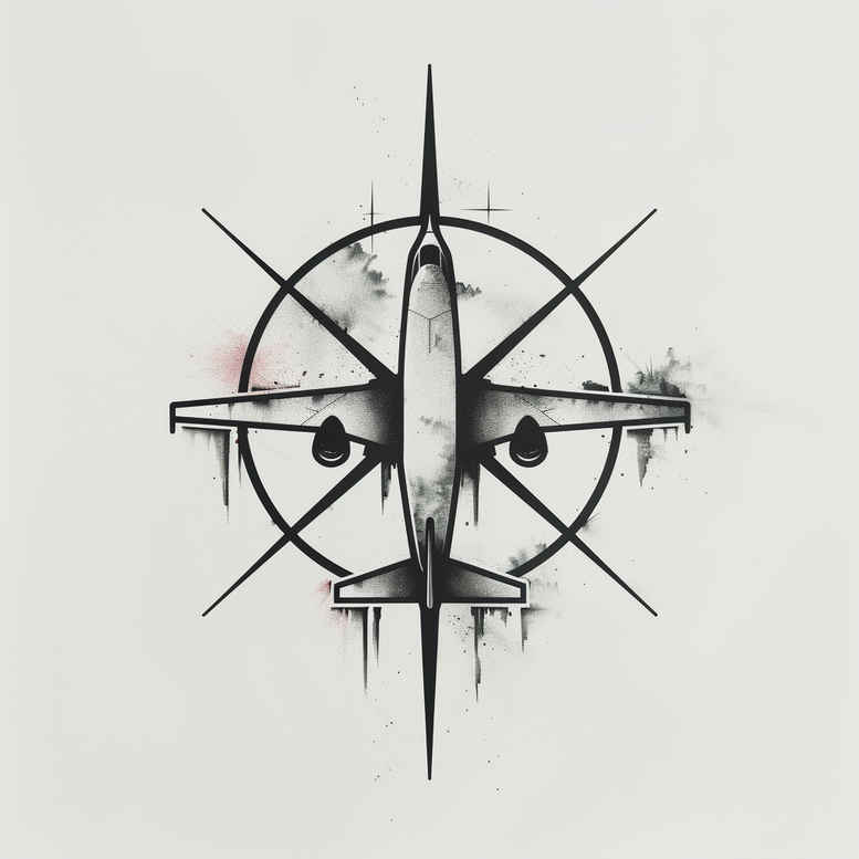 artistic-travel-realism-studio-quality-for-collarbone – tattoo design ideas free ai generated – Gallery: travels-inkby-ai