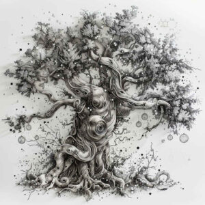 tree-protection-motif-surrealism-hallucinatory-for-side – tattoo design ideas free ai generated – Gallery: trees-inkby-ai