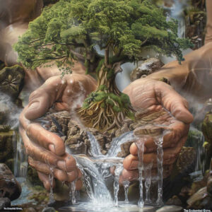 trees tattoo design ideas Surrealism psychic energy bark texture for neck