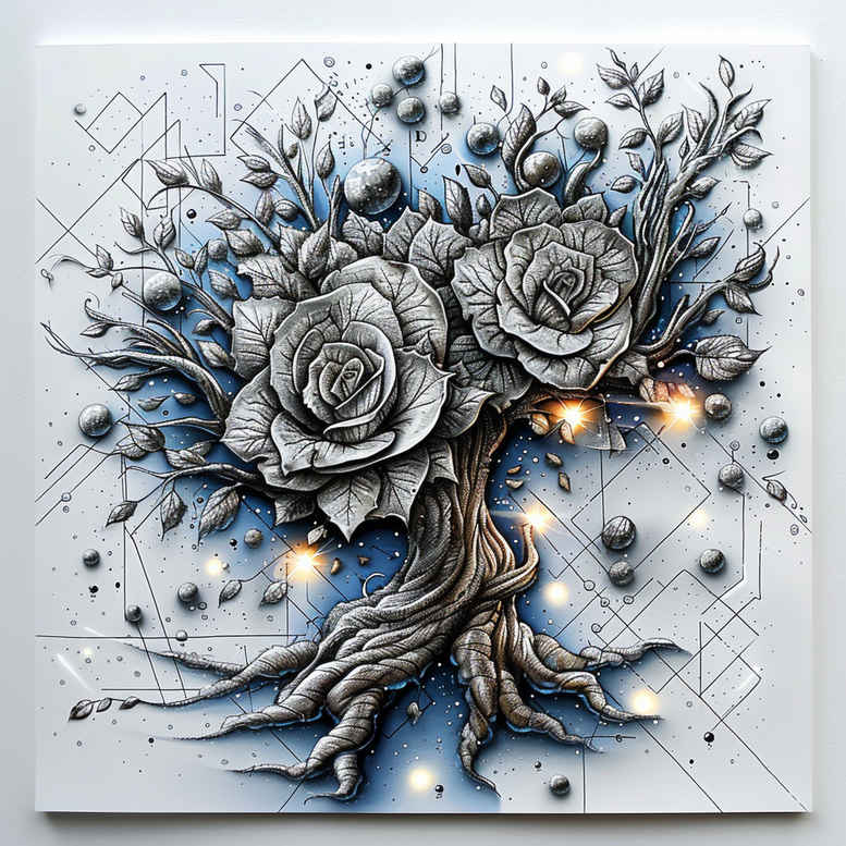 trees tattoo design ideas high-contrast branching life embodying perseverance