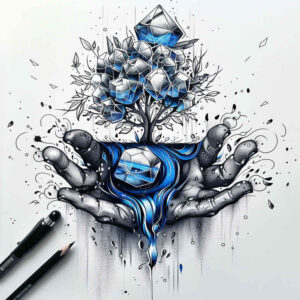 trees tattoo design ideas Realism living skin forest life for back of neck