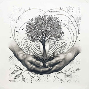 trees tattoo design ideas Realism full detail rooted strength for fingers