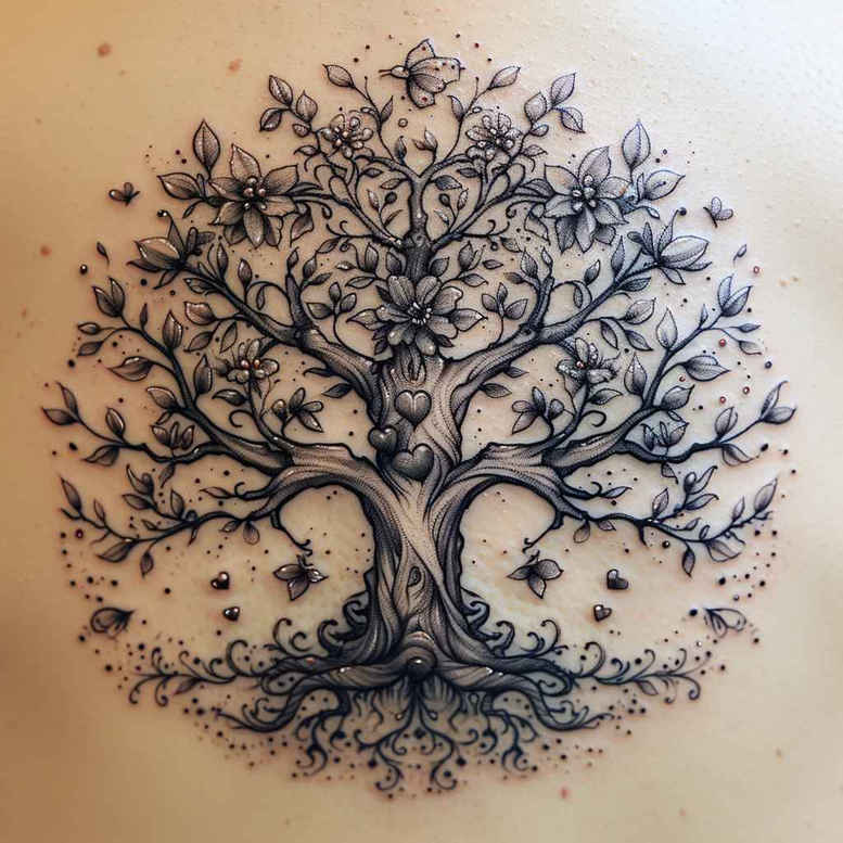 trees tattoo design ideas smooth tree of life for elbow