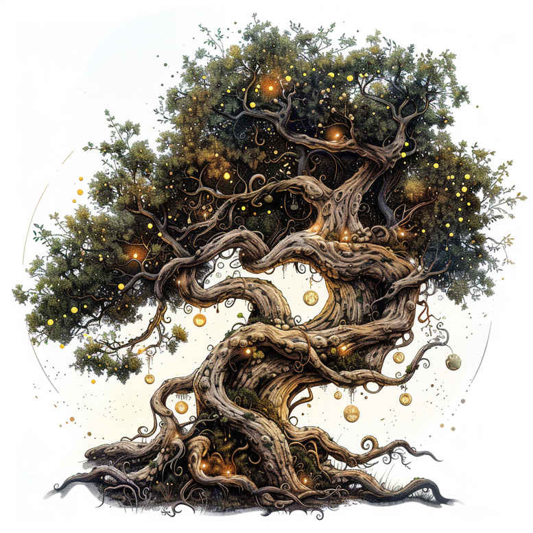 trees tattoo design ideas bold color blocks trunk power meaning strength