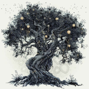 mystical-tree-realism-natural-contours-for-collarbone – tattoo design ideas free ai generated – Gallery: trees-inkby-ai