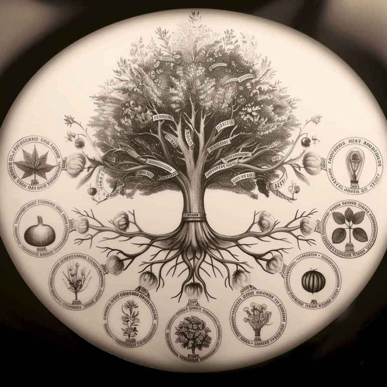 tree-with-color-neotraditional-decorative-elements-for-shoulder-blade – tattoo design ideas free ai generated – Gallery: trees-inkby-ai