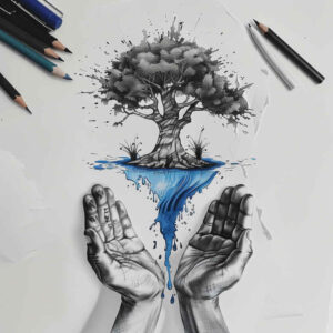 tree-with-shadow-neotraditional-expressive-lines-for-chest – tattoo design ideas free ai generated – Gallery: trees-inkby-ai