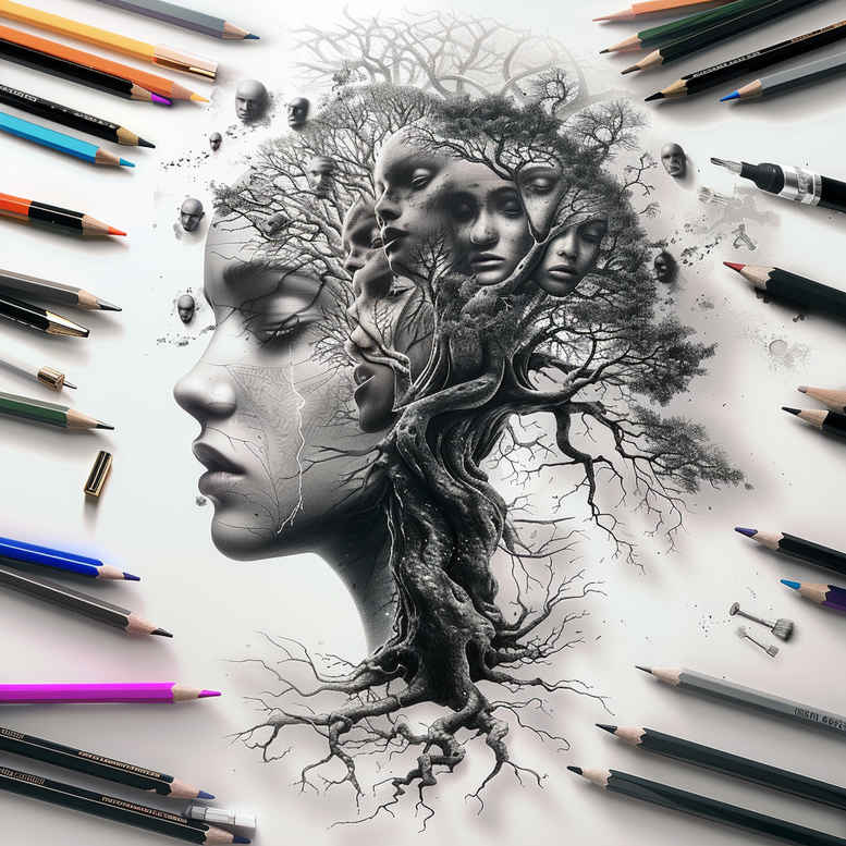 tree-mystery-motif-surrealism-translucent-layers-for-biceps – tattoo design ideas free ai generated – Gallery: trees-inkby-ai