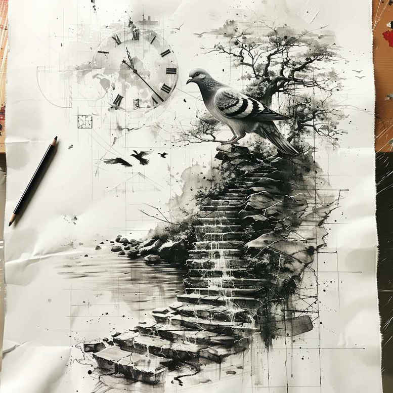tree-spirituality-symbol-surrealism-unreal-for-shin – tattoo design ideas free ai generated – Gallery: trees-inkby-ai