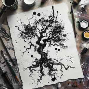 tree-with-3d-effect-realism-seamless-blend-for-outer-arm – tattoo design ideas free ai generated – Gallery: trees-inkby-ai