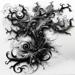 tree-wisdom-symbol-for-men-surrealism-psychic-energy-for-nape – tattoo design ideas free ai generated – Gallery: trees-inkby-ai
