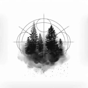 mystical-tree-neotraditional-bold-texture-for-shin – tattoo design ideas free ai generated – Gallery: trees-inkby-ai