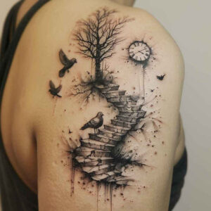 tree-with-shadow-and-light-surrealism-phantom-for-inner-arm – tattoo design ideas free ai generated – Gallery: trees-inkby-ai