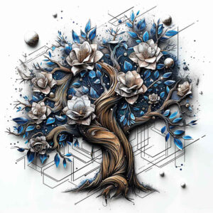tree-tattoo-neotraditional-precise-lines-for-lower-leg – tattoo design ideas free ai generated – Gallery: trees-inkby-ai