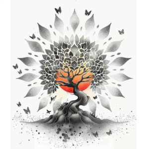 for-women-neotraditional-clean-contrast-for-back-shoulder – tattoo design ideas free ai generated – Gallery: trees-inkby-ai