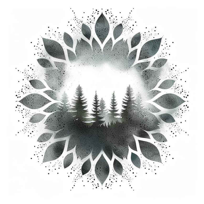 tree-ornamentation-neotraditional-textured-fills-for-nape – tattoo design ideas free ai generated – Gallery: trees-inkby-ai