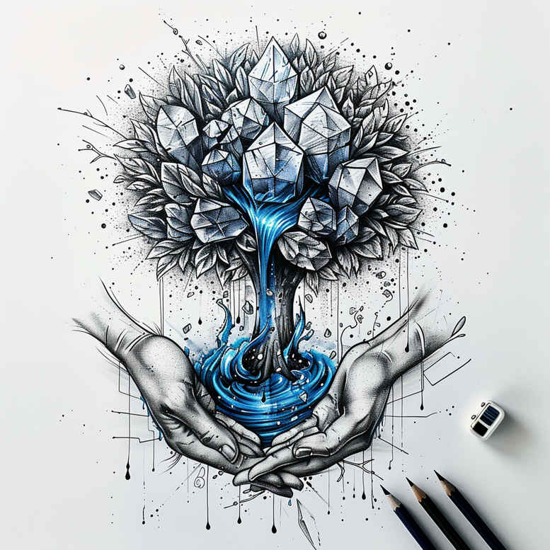 tree-with-lines-neotraditional-enhanced-shading-for-heel – tattoo design ideas free ai generated – Gallery: trees-inkby-ai