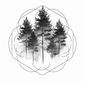 tree-perseverance-symbol-neotraditional-refined-color-palette-for-wrist-side – tattoo design ideas free ai generated – Gallery: trees-inkby-ai