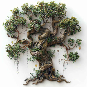 tree-ornamentation-neotraditional-vivid-detail-for-fingers – tattoo design ideas free ai generated – Gallery: trees-inkby-ai
