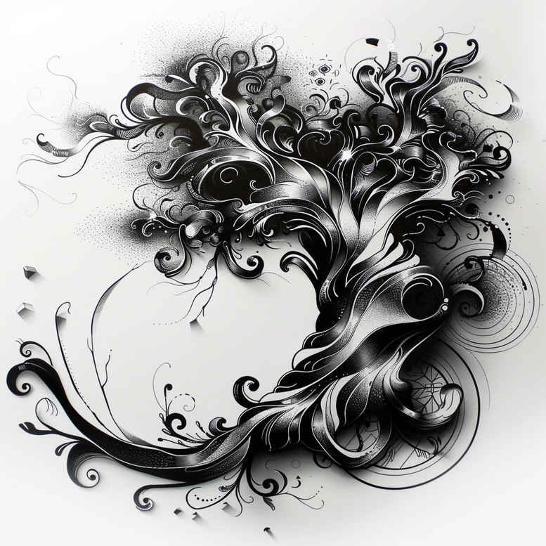 tree-with-light-effect-surrealism-symbolic-for-forearm – tattoo design ideas free ai generated – Gallery: trees-inkby-ai