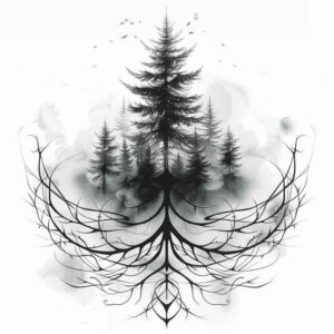 for-women-neotraditional-enhanced-shading-for-back-of-neck – tattoo design ideas free ai generated – Gallery: trees-inkby-ai