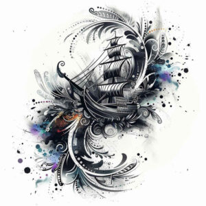 viking-ships tattoo design ideas artistic flair arctic explorer meaning perseverance