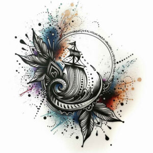viking-ships-history-motif-neotraditional-subtle-highlights-for-chest – tattoo design ideas free ai generated – Gallery: viking-ships-inkby-ai