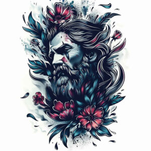 line-warrior-tattoo-witchcraft-for-upper-chest – tattoo design ideas free ai generated – Gallery: vikings-inkby-ai