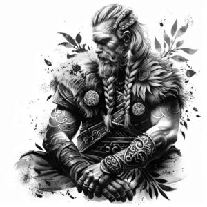 spirit-motif-tattoo-abandoned-for-lower-back – tattoo design ideas free ai generated – Gallery: vikings-inkby-ai