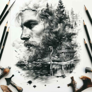 line-warrior-tattoo-menacing-for-fingers – tattoo design ideas free ai generated – Gallery: vikings-inkby-ai