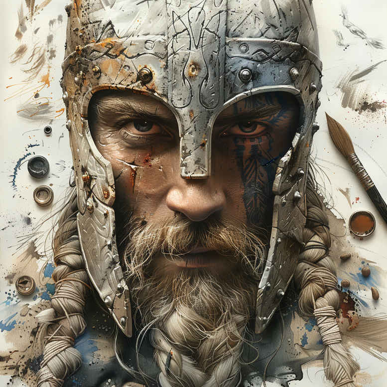 battle-and-bravery-tattoo-for-men-gothic-for-ankle – tattoo design ideas free ai generated – Gallery: vikings-inkby-ai