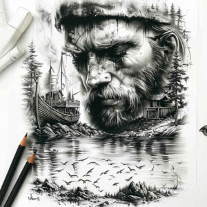 viking-tattoo-grimace-for-upper-thigh – tattoo design ideas free ai generated – Gallery: vikings-inkby-ai