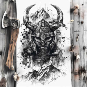 for-women-decaying-for-shoulder-blade – tattoo design ideas free ai generated – Gallery: vikings-inkby-ai